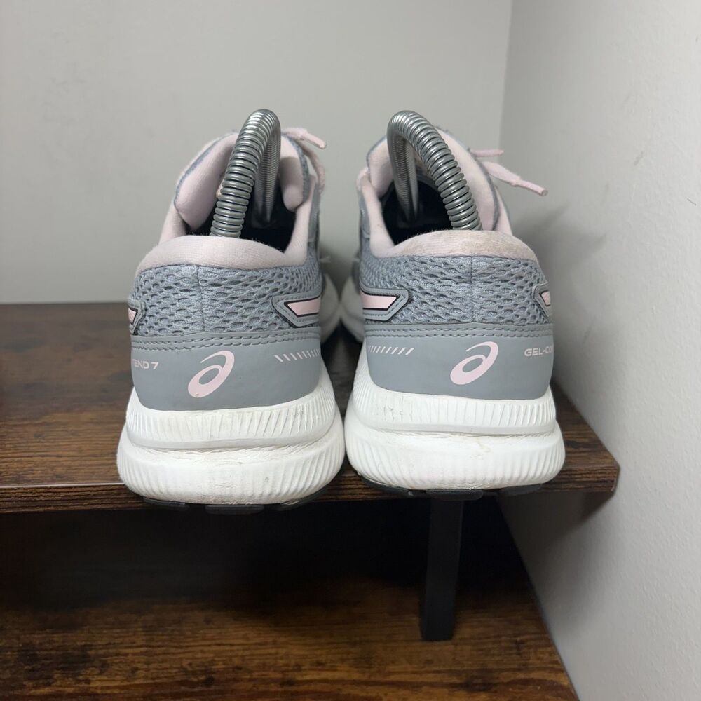 ASICS Gel-Contend 7 Gray Pink Running Shoes Sneakers Womens Size 6 - Picture 4 of 6